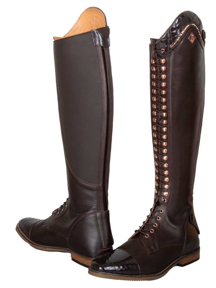 Nahkaiset ratsastussaappaat Olania Dressage Croco Imperial Riding
