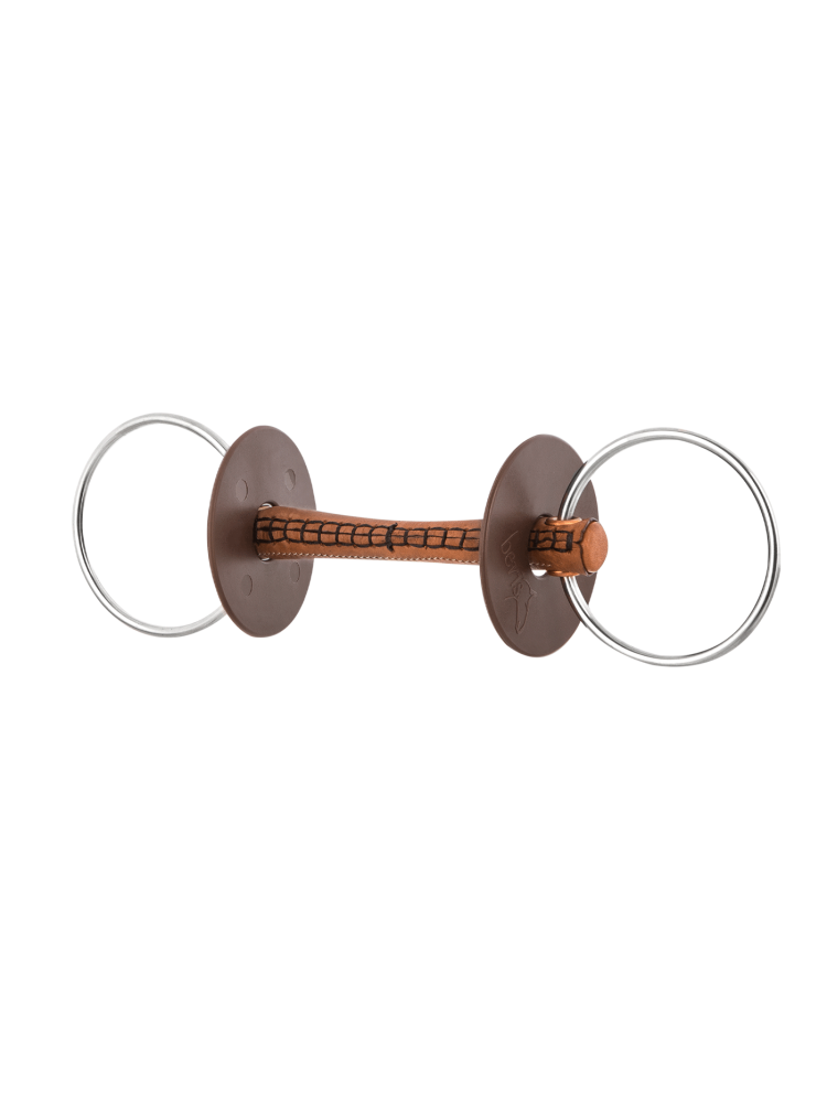 Suorakuolain Leather Bar Snaffle 20mm/7.5cm Beris
