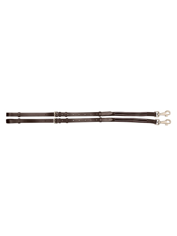 Nahkaiset sivuohjat Core Elastic Imperial Riding