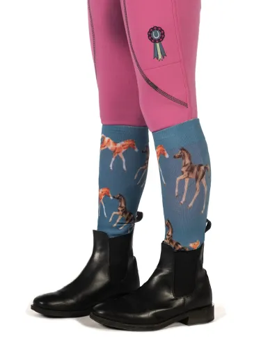 Ratsastuspolvisukat Pony Club HKM