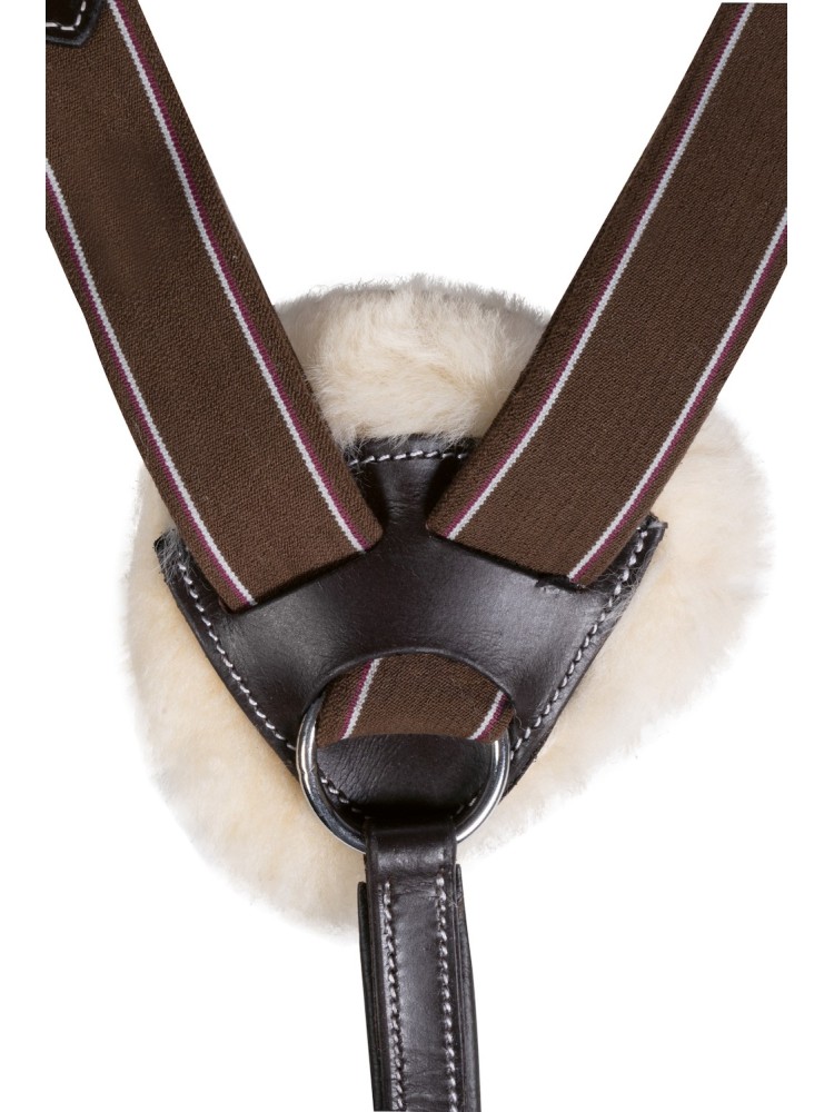 Rintaremmi martingaali Lambswool HKM