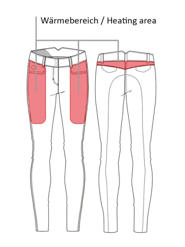Lämmitettävät ratsastushousut Comfort HKM