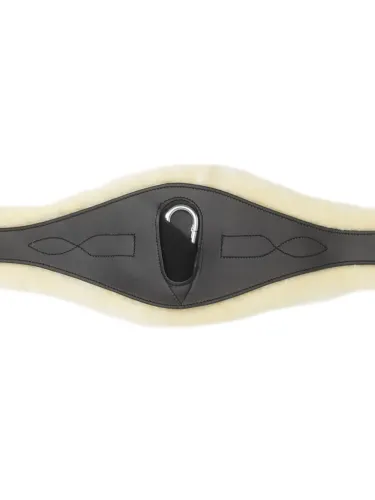 Karvallinen satulavyö Oiled Leather Comfort Elastic Kavalkade