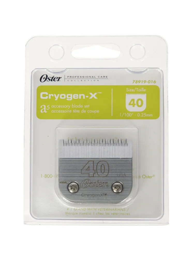 Pügamismasina terad 40/0,25 mm Cryogen-X® Oster