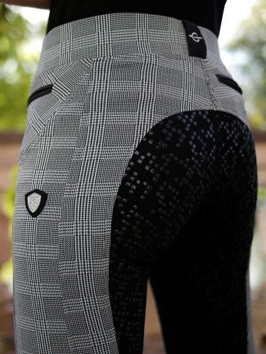 Ratsastuslegginsit Superba Glen Plaid Covalliero