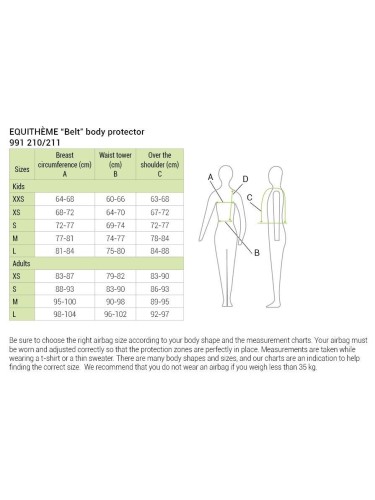 Turvavest Belt Equitheme laste