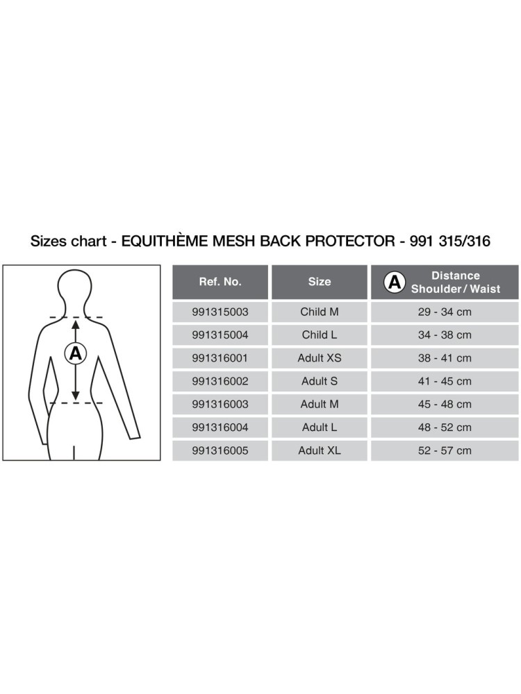 Seljakaitse vest Mesh Equitheme laste